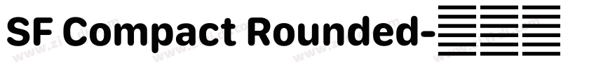 SF Compact Rounded字体转换